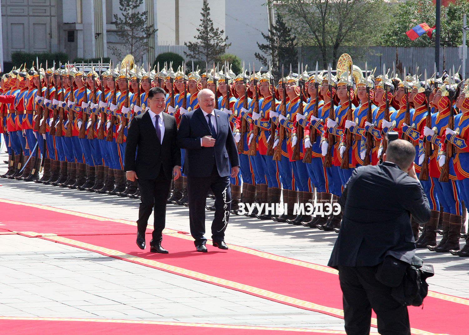 Беларусийн ерөнхийлөгч Монголд айлчилж байна